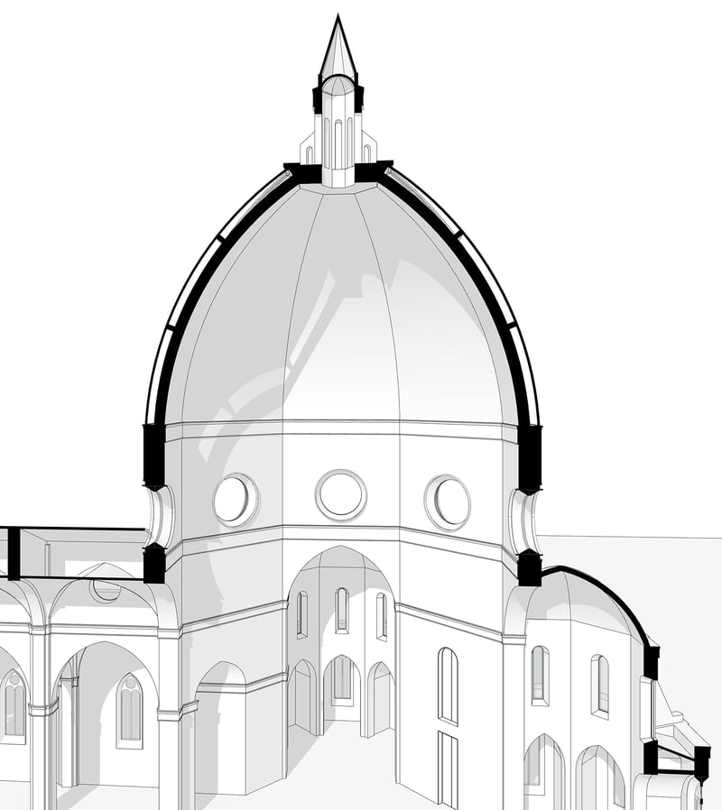 La modellazione di Santa Maria del Fiore del Brunelleschi con Archicad
